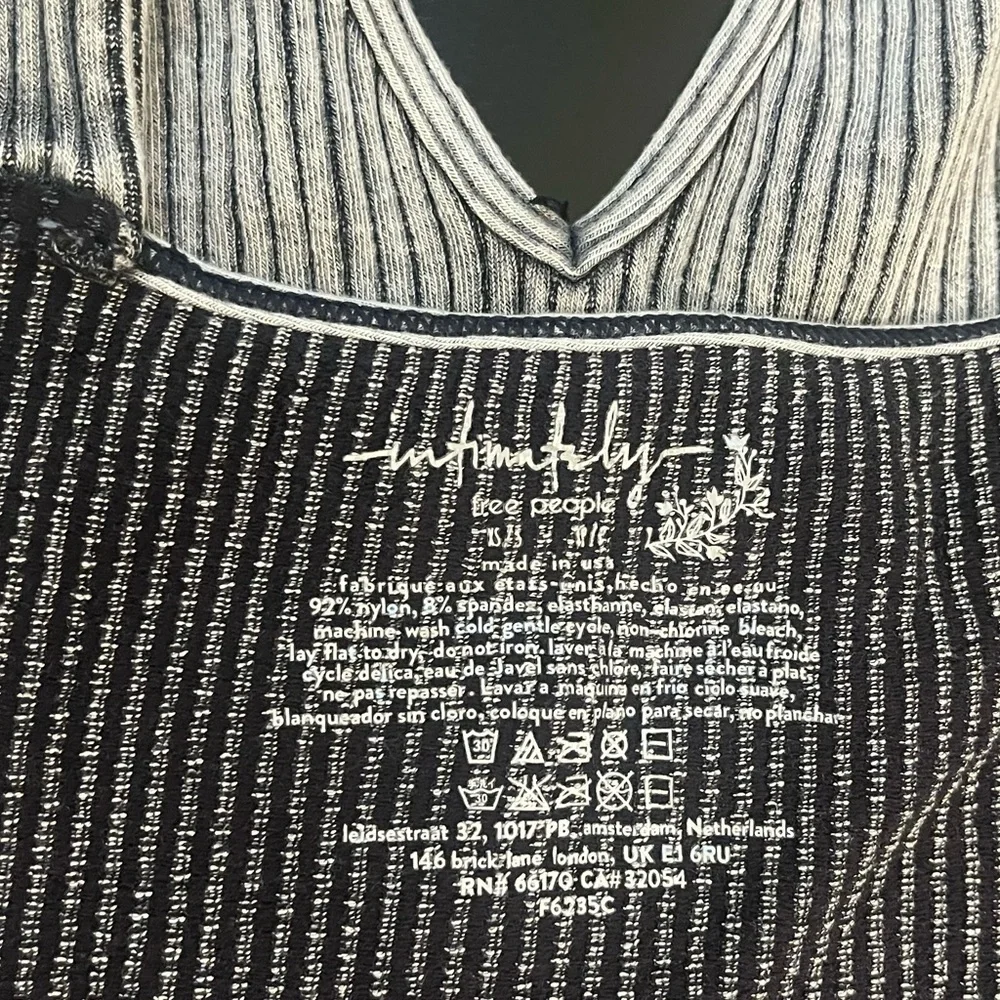 NWOT Intimately Free People Washed Seamless Crop Top X-Small/Small Washe…